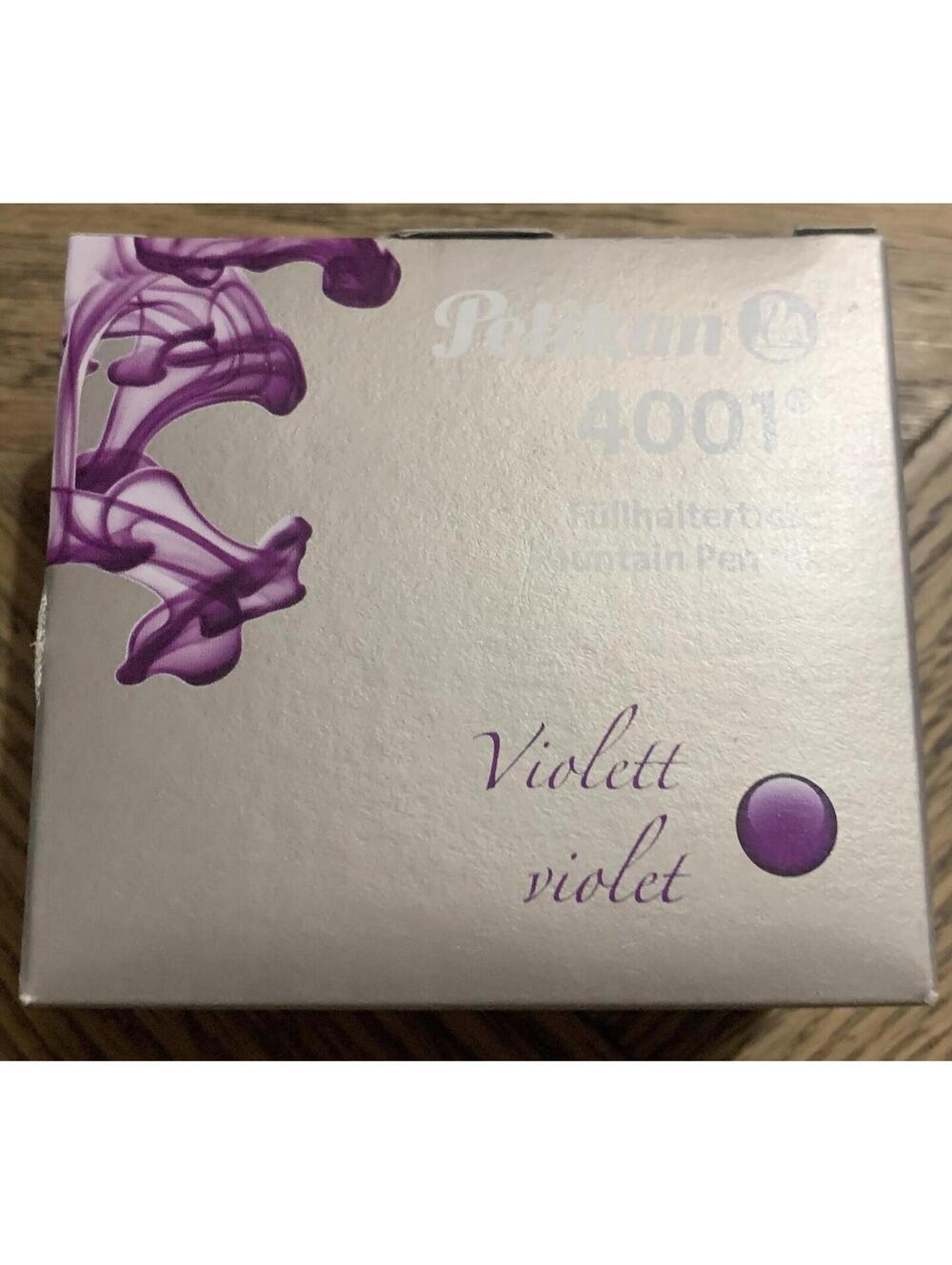 Pelikan 4001 Bottled Ink for Fountain Pens, Violet 62.5ml Germany